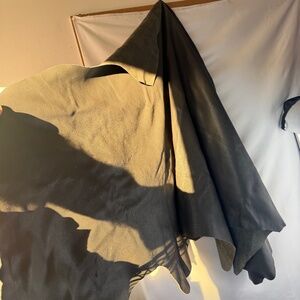Massive Full Grain Cow Leather piece. Thick and smelling good. Nardo Gray